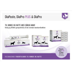 Doseringskort - DiaPaste, DiaPro &amp; DiaPro PLUS
